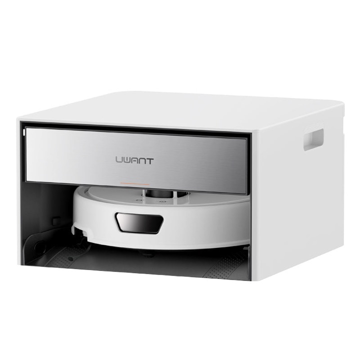 UWANT T300 robot vacuum and dock — official product photo